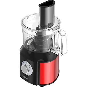 Imagen 3 de Bogner Procesador de Alimentos 7 en 1, 500W, Recipiente de 1L, Carcasa de Acero Inoxidable, Incluye Discos y Cuchillas de Acero