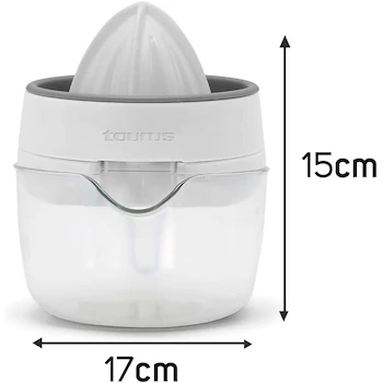 Imagen 2 de TAURUS CITRUS 800 | Exprimidor de Jugos | Exprimidor de Cítricos | Jarra Plástica Graduada de 800 ml | Marca TAURUS | ASIN B0BSG58GYZ