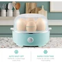 Miniatura de Elite Gourmet EGC115M - Cocina de Huevos Eléctrica de Capacidad para 7 Huevos, Estilo Retro, Color Menta, Libre de BPA