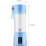 Miniatura de HASPINH Licuadora Portátil Azul 380ml Mini Vaso Batidora Pequeña para Batidos Smoothies y Viajes Exprimidor Frutas Mano Modelo B0BH31P75C Tamaño 2x2x2 pulgadas Estilo Moderno Origen China