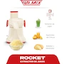 Miniatura de TURMIX Extractor de Jugos y Exprimidor de Cítricos Multi-Turmix, Serie Multi-Turmix, Modelo 179-1036, Color Beige con Rojo, Material Aluminio, Dimensiones 25 x 25 x 45 cm