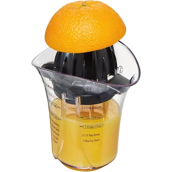 Imagen 4 de Hamilton Beach 66333 - Exprimidor Eléctrico de Cítricos Serie Fresh Mix, Capacidad 2 Tazas (473 ml), Color Negro, Dimensiones 24.89 x 15.87 x 14.60 cm