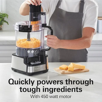 Imagen 2 de Procesador de Alimentos Stack & Snap™ Serie Hamilton Beach, Modelo 70725, Capacidad 12 Tazas, Color Negro