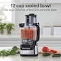 Miniatura de Procesador de Alimentos Stack & Snap™ Serie Hamilton Beach, Modelo 70725, Capacidad 12 Tazas, Color Negro