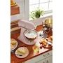 Miniatura de KitchenAid Artisan Series KSM195PSFT - Batidora de pie con cabezal inclinable de 5 cuartos con paquete de accesorios premium y tazón adicional de 3 cuartos, color rosa pluma