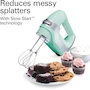 Miniatura de Hamilton Beach - Mezclador de Mano Eléctrico Profesional Modelo 62658, Color Menta, Acero Inoxidable, Dimensiones 8.7" Profundidad x 3.2" Ancho x 10.1" Altura