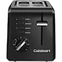 Miniatura de Cuisinart CPT-122BK Tostadora Compacta de Plástico de 2 Rebanadas, Color Negro