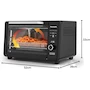 Miniatura de PowerXL™ Horno y Freidora de Aire Eléctrico de Mesa CRISP´N BAKE™, Modelo TOD3415B-LA, Color Negro, Capacidad 22 Litros, 1500W, 127V