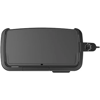 Imagen 2 de BLACK+DECKER Plancha Eléctrica GD2051B para 8 Porciones, Tamaño Familiar con Bandeja de Calentamiento y Bandeja de Goteo, Color Negro