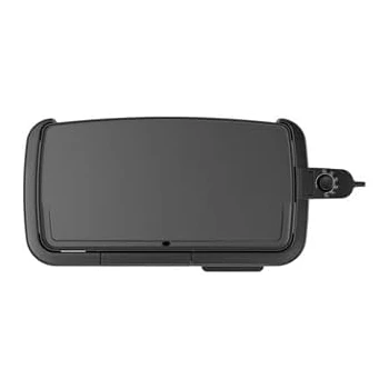 Imagen 5 de BLACK+DECKER Plancha Eléctrica GD2051B para 8 Porciones, Tamaño Familiar con Bandeja de Calentamiento y Bandeja de Goteo, Color Negro