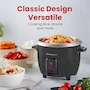 Miniatura de Elite Gourmet ERC003B Arrocera Eléctrica, Capacidad 6 Tazas Cocidas (3 Tazas Sin Cocinar), Color Negro