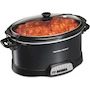 Miniatura de Hamilton Beach 33474G - Olla de Cocción Lenta Portátil de 7 Cuartos, Negro