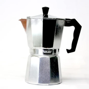 Imagen de referencia para TURMIX CET-6 Cafetera Express Italiana de Aluminio Plateado, Capacidad 6 Tazas (1.42 L)