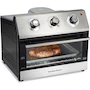 Miniatura de Horno Digital con Freidor con Aire Hamilton Beach Modelo 31222, Negro y Acero Inoxidable, Capacidad para 6 Rebanadas de Pan o Pizza de 30 cm, 30 Litros, Dimensiones 32.3 x 38.4 x 39.1 cm