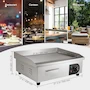 Miniatura de VEVOR 22 Inch Commercial Electric Countertop Flat Top Stainless Steel Teppanyaki Griddle with Non-Stick Iron Cooking Plate