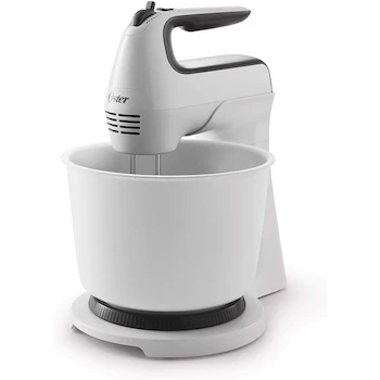 Imagen de referencia para Oster® Batidora Mano/Pedestal Blanca con Tazón de Plástico de 3.7 Litros, Modelo FPSTHS3610