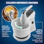 Miniatura de Oster® Batidora Mano/Pedestal Blanca con Tazón de Plástico de 3.7 Litros, Modelo FPSTHS3610