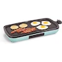 Miniatura de DASH DEG200GBAQ01 Everyday Series Electric Griddle, 19.75” x 9.5” Cooking Surface, Overall 20” x 10.5” x 2.9”, 1500 Watts, Stainless Steel/Plastic, Aqua