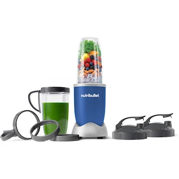 Imagen de referencia para NutriBullet NB9-1301B Pro Licuadora Personal 13 Piezas Azul Cobalto 900 W 32 Onzas