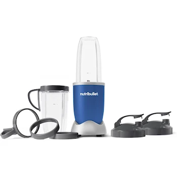 Imagen 4 de NutriBullet NB9-1301B Pro Licuadora Personal 13 Piezas Azul Cobalto 900 W 32 Onzas