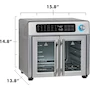 Miniatura de Emeril Lagasse Freidora de Aire Extragrande 26 Cuartos de Galón, Horno Tostador de Convección con Puertas Francesas, Acero Inoxidable, Modelo B09B7SB46R