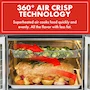 Miniatura de Emeril Lagasse Freidora de Aire Extragrande 26 Cuartos de Galón, Horno Tostador de Convección con Puertas Francesas, Acero Inoxidable, Modelo B09B7SB46R