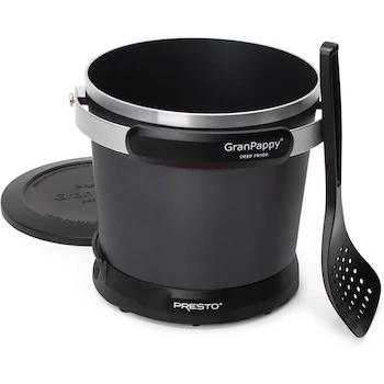 Imagen 5 de Freidora Eléctrica Profunda Presto GranPappy Modelo 05411, Color Negro, Material Aluminio, Capacidad de Aceite 6 Tazas, Dimensiones 9.87 x 10.62 x 9.18 pulgadas