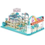 Miniatura de Mini Brands by ZURU Retro Mini Mart Playset with 5 Exclusive Minis, Amazon Exclusive Miniature Collectible Store, Model 77764, ASIN B0DR3PZ1KW, Plastic Material, Dimensions 45 x 8 x 35 cm, Weight 1.22 kg, Large Size, Random Color, Retro Style, Ages 3+