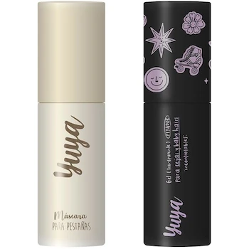 Imagen alusiva al producto Yuya Set Edición Especial Versión Mini: Máscara de Pestañas Negra 10g + Gel Fijador para Cejas Transparente 8ml