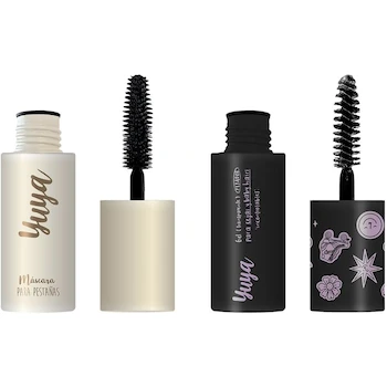 Imagen 3 de Yuya Set Edición Especial Versión Mini: Máscara de Pestañas Negra 10g + Gel Fijador para Cejas Transparente 8ml