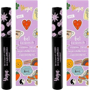 Imagen alusiva al producto Yuya Pack de 2 Geles Fijadores para Cejas Transparente con Cepillo Aplicador 8ml Cada Uno (ASIN B0B6QBDVVY)
