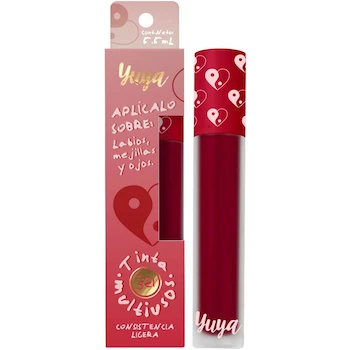 Imagen de referencia para Republic Cosmetics Yuya Tinta Multiusos Yin Yang de Larga Duración para Labios, Ojos y Mejillas con Extracto de Aloe Vera, Color Rojo, Modelo B09W9YKXS2