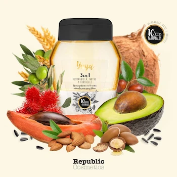 Imagen 3 de Yuya Republic Cosmetics Desmaquillante Bifásico 3 en 1 con Extracto de 10 Aceites Naturales, Serie Yuya Republic, Modelo 7506110654315, ASIN B08YJ1K18H, Capacidad 125 ml