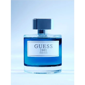 Imagen 2 de Guess 1981 Indigo por Guess Eau de Toilette Spray para Hombres, 3.4 oz / 100 ml, Modelo 32198, ASIN B07CKVD9XT, Color Índigo
