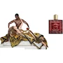 Miniatura de Versace Eros Flame Eau de Parfum Spray para Hombres, 3.4 Onzas (100 ml), Botella Roja, Serie Eros, Modelo R741010-R100MLS