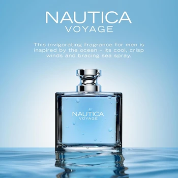 Imagen 2 de Nautica Voyage Eau de Toilette Spray para Hombre, Serie Voyage, Multicolor, 100 ml, Modelo 99350078119