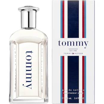 Imagen 2 de Tommy Hilfiger Tommy Eau de Toilette para Hombre 100 ml, Fragancia Cítrica Aromática con Notas de Menta y Pomelo, Modelo 22548024324, Serie Original, Envase de Vidrio Transparente, Origen Suiza