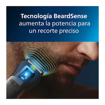 Imagen 4 de Philips Recortadora Multiusos 20 en 1 Serie 9000 MG9555/15 Negra Carga USB Inalámbrica