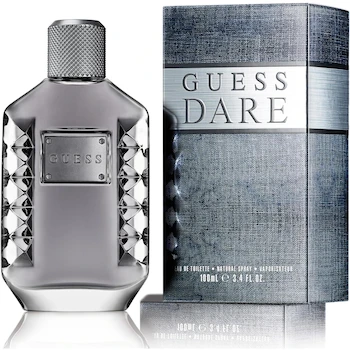 Imagen de referencia para GUESS Dare Eau de Toilette para Hombres, 3.4 Onzas (100 ml), Fragancia Cítrica Amaderada, Serie Dare, ASIN B01HQMQE5O, Fabricante Nandansons