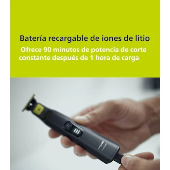Imagen 4 de Philips Rasuradora OneBlade Pro Face QP6532/10 Negra Serie OneBlade Pro Peso 0.3 kg