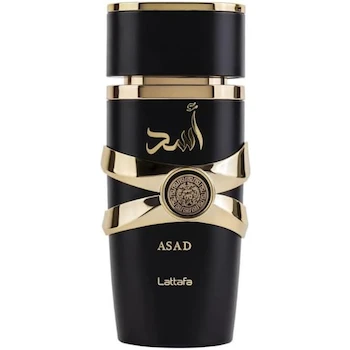 Imagen de referencia para Lattafa Asad Eau de Parfum Spray for Men - 3.4 fl oz (100 ml) - Model: 6291108735411 - Vanilla Fragrance - Made in United States