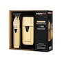 Miniatura de BaByliss FX Series Combo Trimmer + UV Shaver Gold Model FXLFHOLPK2GES Metal Case