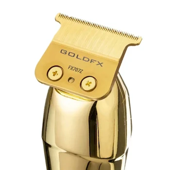Imagen 4 de BaByliss FX Series Combo Trimmer + UV Shaver Gold Model FXLFHOLPK2GES Metal Case