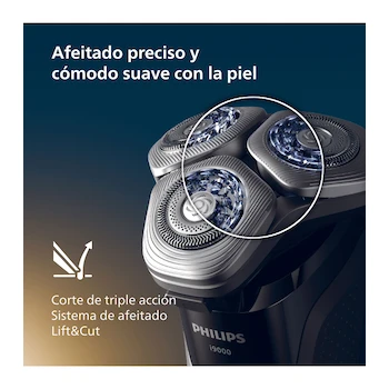 Imagen 5 de Philips Rasuradora Eléctrica para Hombres Serie 9000 Modelo X9002/30 con Recortador Integrado, Base de Carga, Cápsula Quick Clean y Funda de Viaje
