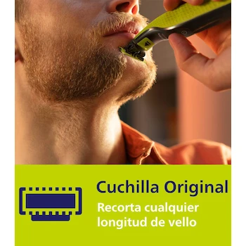 Imagen 4 de Philips OneBlade QP220/51 Repuesto de Cuchilla de Doble Cara en Acero Inoxidable, Compatible con Todos los Mangos OneBlade, Sin Rasuradora Incluida