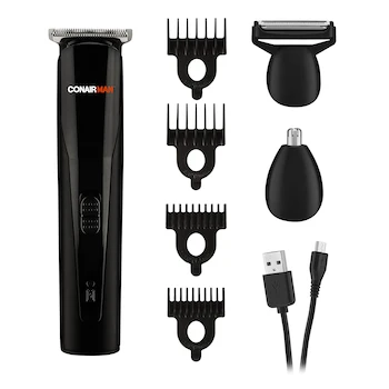 Imagen de referencia para Conair Recortadora Recargable con Cuchilla en T, Modelo GMT190ES, Tamaño 15.5 cm x 4 cm x 3.5 cm, Material Acero Inoxidable, SKU 42075542