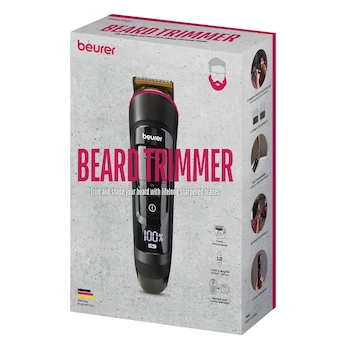 Imagen 2 de Beurer MN4X Rasuradora para Barba, Modelo MN4X, Marca Beurer, Cuchillas de Titanio y Acero Inoxidable