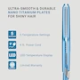 Miniatura de BaBylissPRO Nano Titanium Plancha Alisadora Ultrafina de Cabello de 1 1/2 Pulgadas, Color Azul, Modelo BNT4073TUC