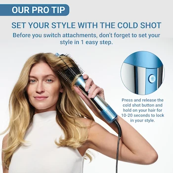 Imagen 5 de BaBylissPRO Nano Titanium Style|Switch Ionic Multi-Styler, Air-Styler y Secador de Pelo, Azul, Doble Voltaje, 5 en 1 con 5 Accesorios, Modelo BNTSS-5PK, Altura 8 Pulgadas, 1 Unidad
