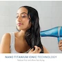 Miniatura de BaBylissPRO Nano Titanium Secador de Pelo Azul, 2000 W, 1 Unidad, Modelo BNT5548, Material Titanio, Altura 11.5 Pulgadas, Corded Electric, UPC 074108413680